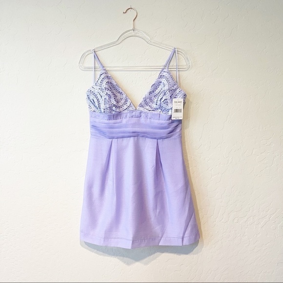 Free People We Go Together Embellished Mini Dress Party Purple 10 NWT - Picture 2 of 9